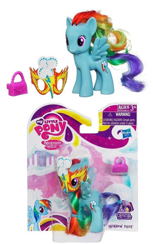 Hasbro My Little Pony Maskenbal figurica Rainbow Dash A2360 A4076 - detalj