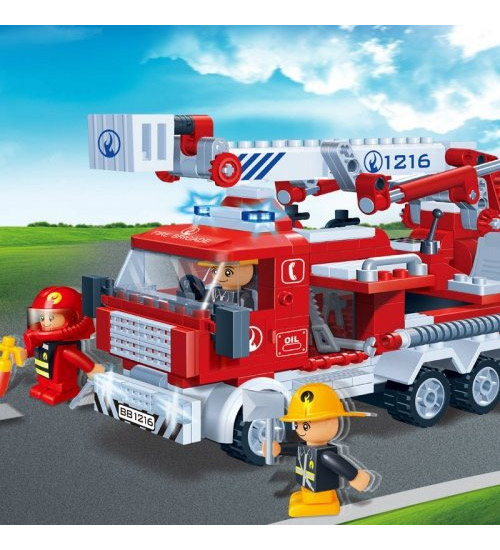 BanBao kocke vatrogasni kamion 8313 - detalj