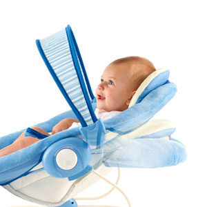 Bright Starts Ležaljka za bebu sa melodijoama i vibracijom C&H Patchberry Park - detalj