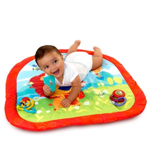 Bright Starts Bebi aktiviti prostirka za igru Lavić u parku - detalj