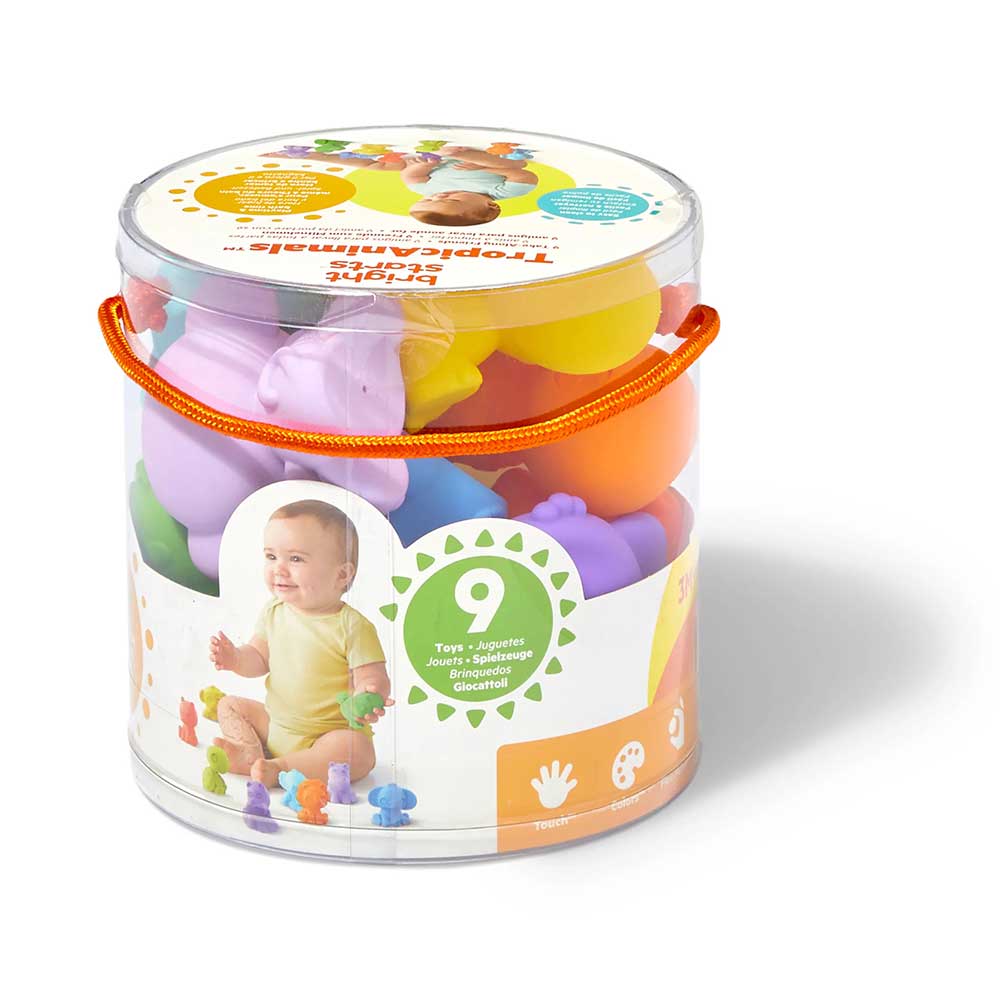 Igračke za kupanje Safari životinje u bojama duge Bright Starts™ 12615 - detalj