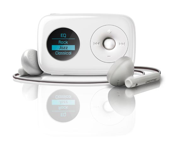 Creative Zen Stone Plus 2 GB - WHITE - detalj