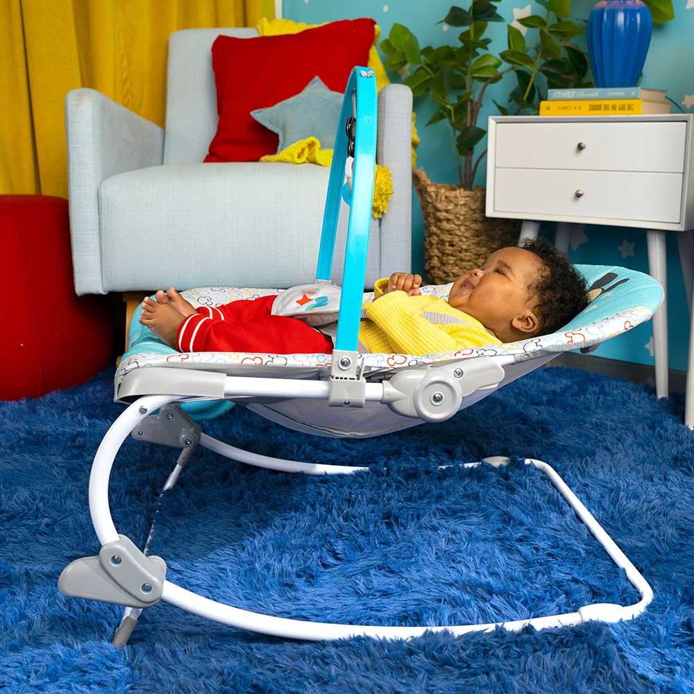 Njihalica sa vibracijom za bebe i decu do 18kg Disney Baby Mickey Mouse Original Bestie 12561 - detalj