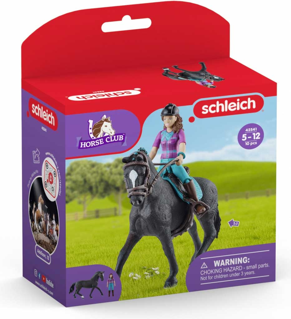 Schleich® Horse Club figure Konj sa jahačem - Lisa and Storm 42541 - detalj