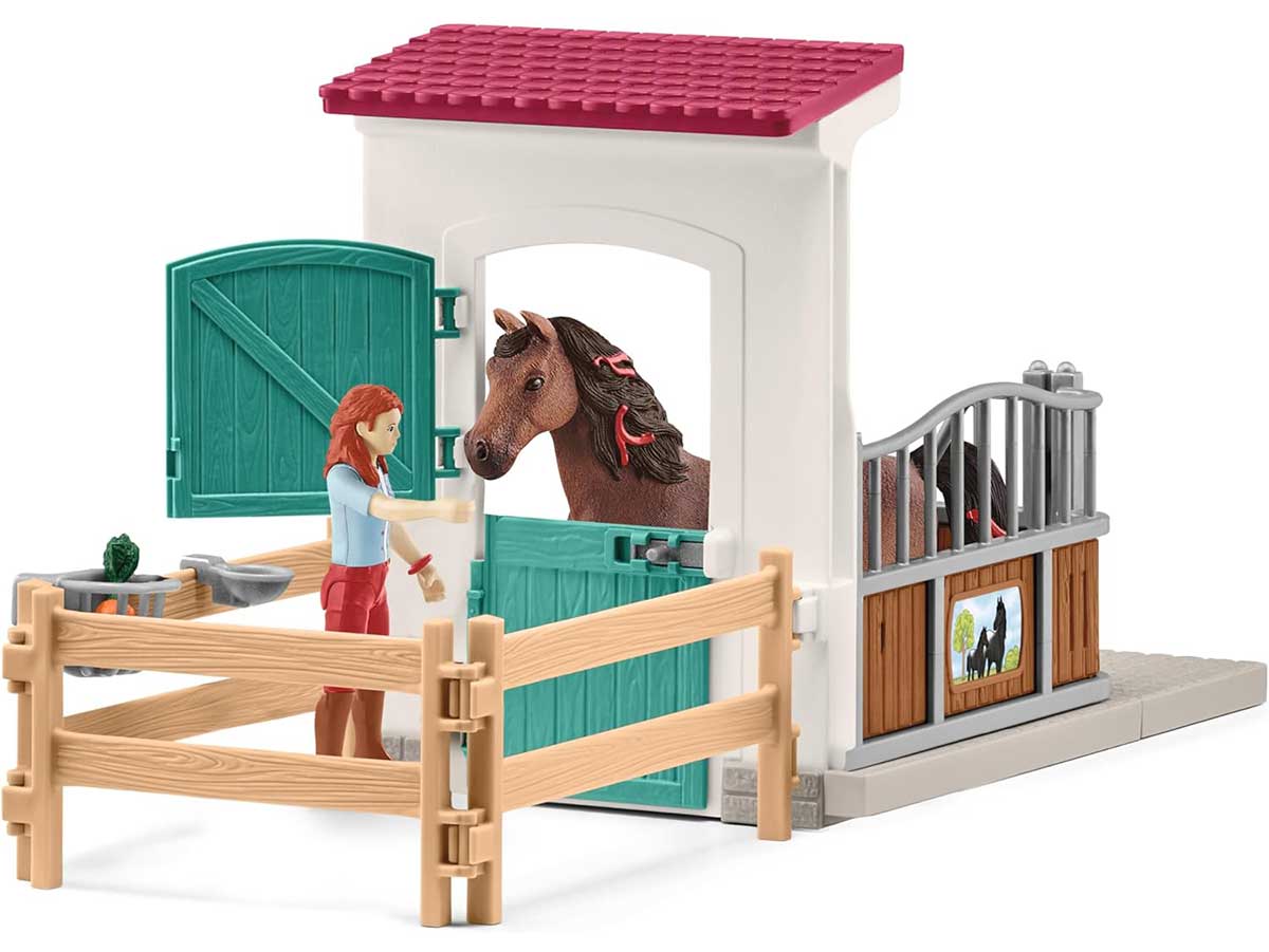 Schleich® Horse Club figure - Boks za konja i figurice Hannah and Cayenne 42710 - detalj
