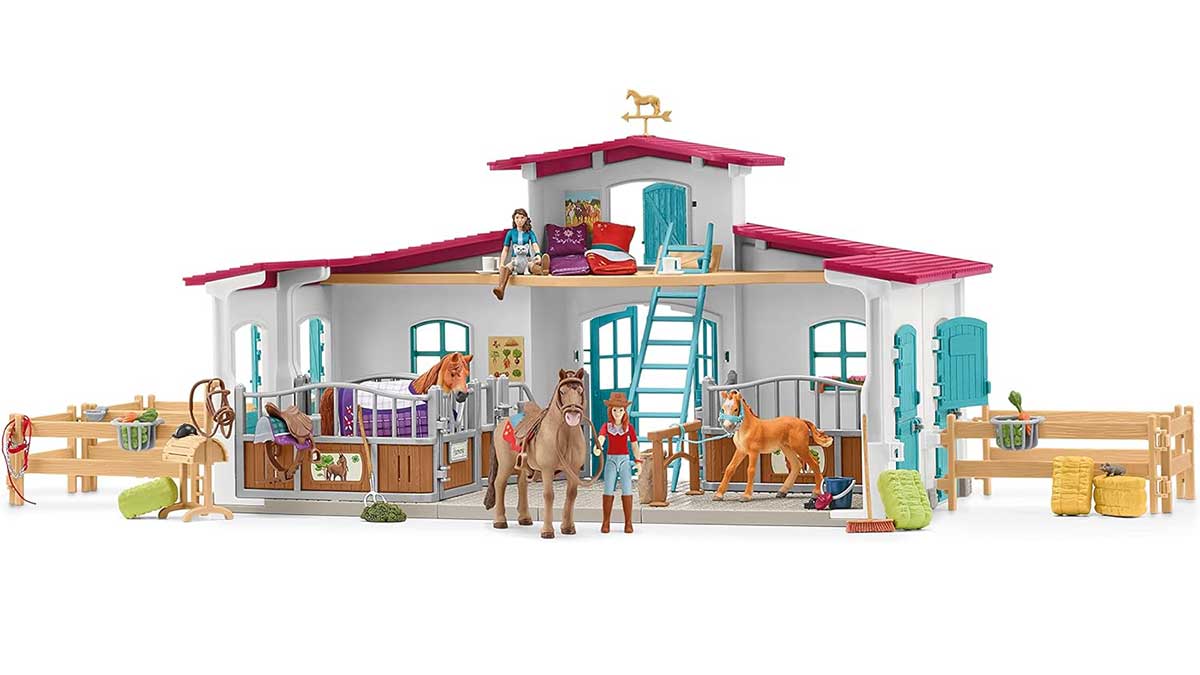 Schleich® Horse Club figure Centar za jahanje Lejksajd 42567 - detalj