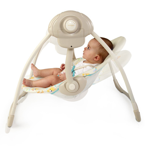 Ljuljaška za bebu KidsII Bright Starts Dots-n-Spots Safari - detalj