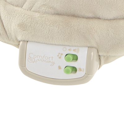 Comfort n Harmony by Bright Starts Ležaljka za bebu sa melodijama i vibracijom Cozy Kingdom - detalj