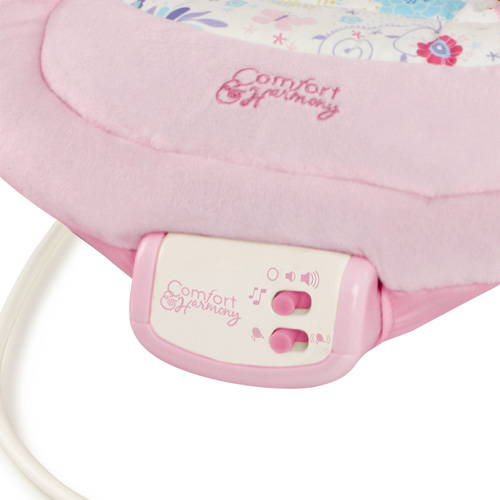Comfort n Harmony by Bright Starts Bebi ležaljka sa melodijama i vibracijom Penelope Petals - detalj