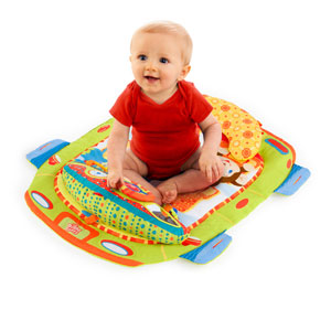 Bright Starts Bebi podloga za igru Tummy Cruiser - detalj