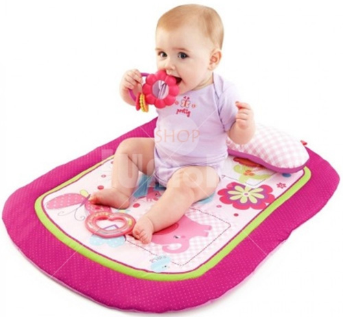 Bright Starts Bebi podloga za igru Pretty In Pink - Savana - detalj