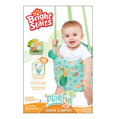 Bright Starts Bebi ljuljaška - džamper za vrata Razigrani drugari - detalj