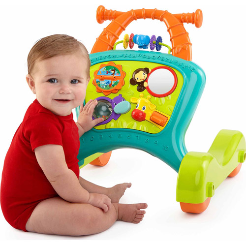 Bright Starts Dečja aktiviti guralica za prohodavanje zelena - detalj