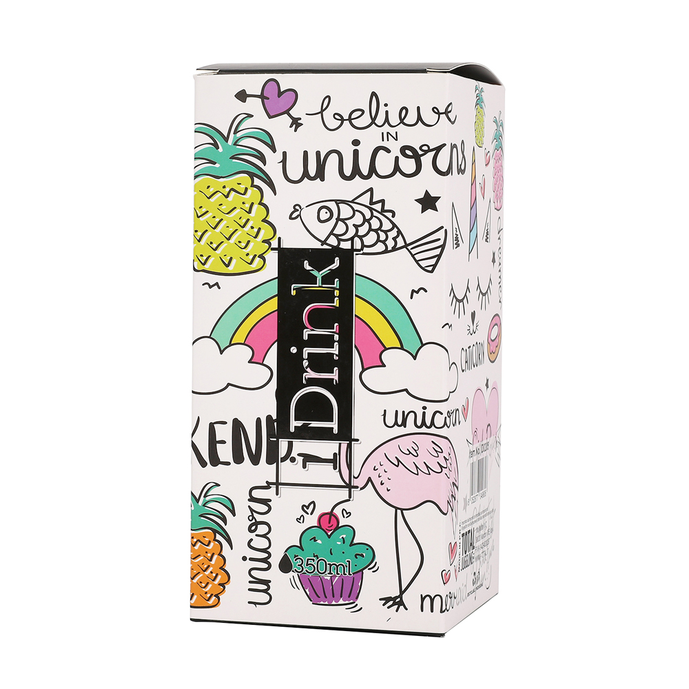 Termos šolja za poneti 350ml Jednorog - detalj