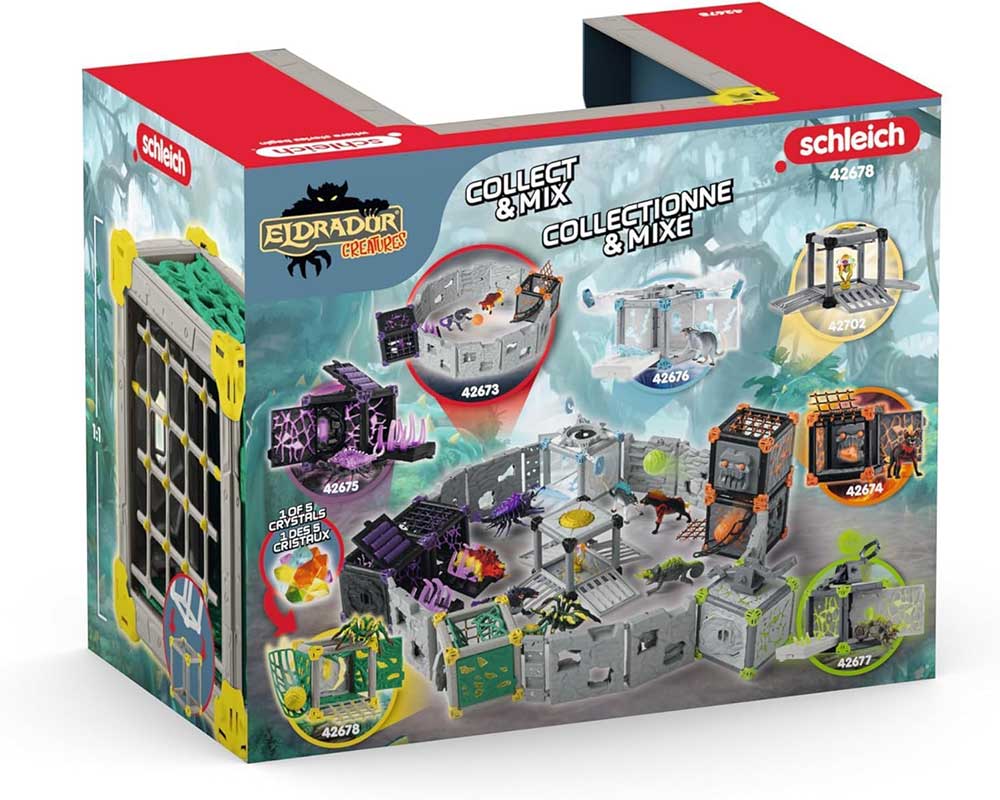 Schleich® Eldrador figurice Borbeni kavez i Jungle tarantula 42678 - detalj