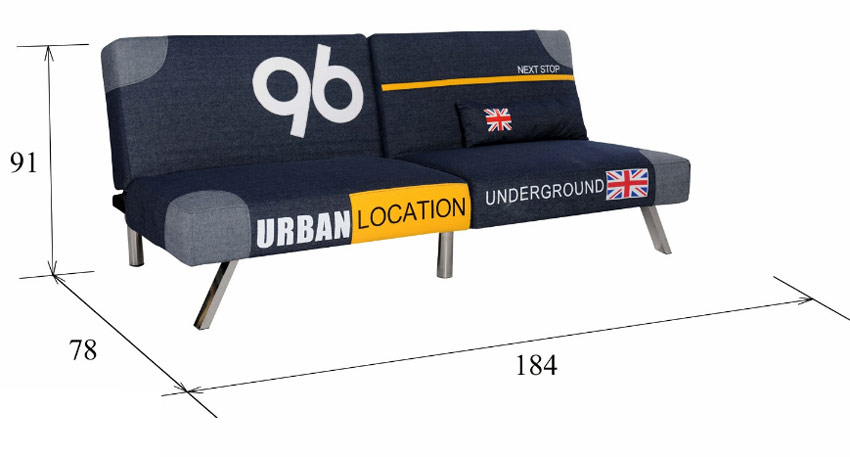 Klik Klak Krevet Na Razvlačenje Teenage Riot - detalj