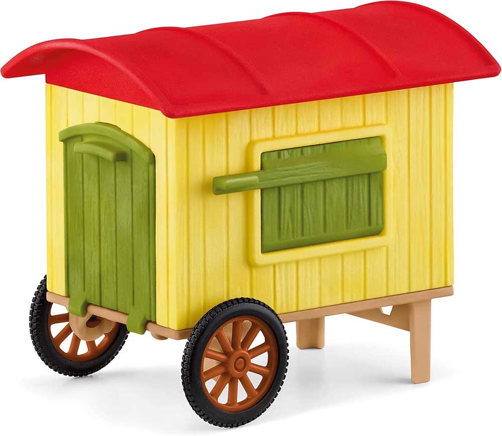 Schleich® Figure Domaće životinje Pokretni kokošinjac i kokoške 42572 - detalj