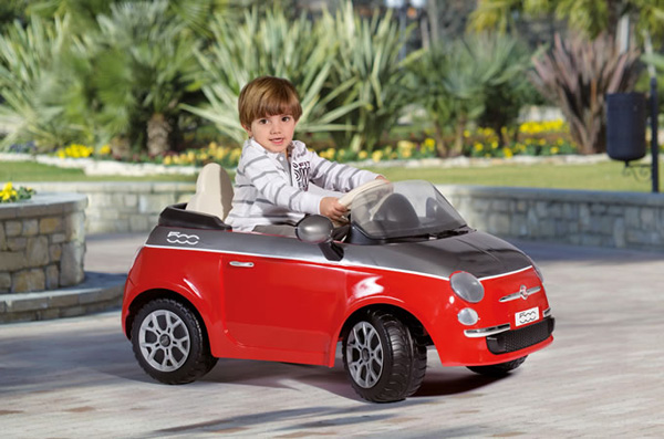 Peg Perego Kabriolet na akumulator Fiat 500 red IGED1161 - detalj