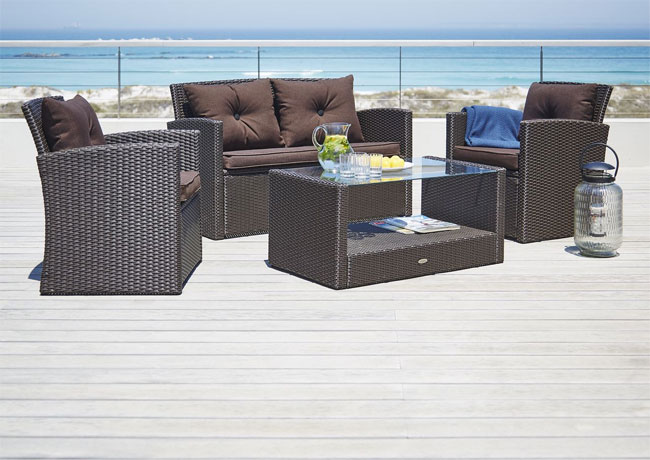 Baštenska garnitura Gordex sa jastucima - detalj