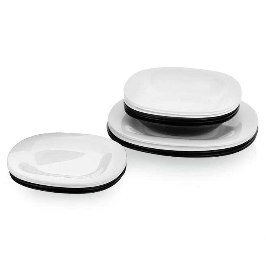 Luminarc Servis za ručavanje Carine Black&White 18 delova - detalj