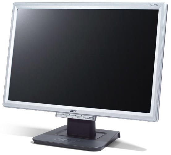 Acer AL1916Was - 19 in TFT monitor - Wide - detalj
