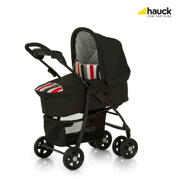 Hauck Trio Set - Kolica sa nosiljkom i autosedištem Shopper Rainbow Black 5050057 - detalj