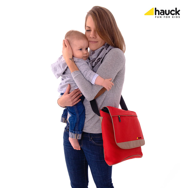 Hauck Torba za presvlačenje Abe 7470089 red/beige - detalj