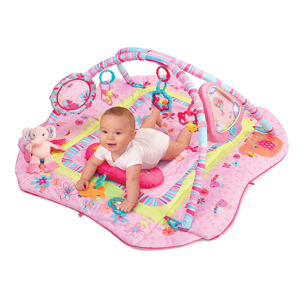 Bright Starts Deluxe Bebi gimnastika Garden Fun - detalj