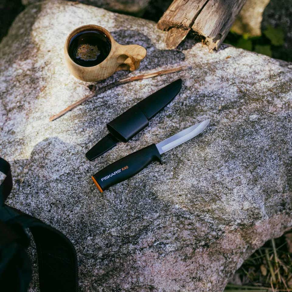 Višenamenski Kamperski Nož Fiskars K40 - detalj