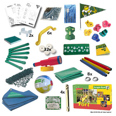 Dečija Igraonica Jungle Gym Fort - detalj