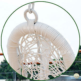 Baštenska Ljuljaška Korpa Od PE Ratana Breeze - detalj