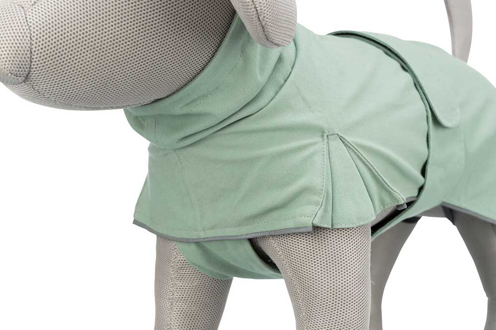 Kišna jakna za pse leđa 36cm City Style Dublin sage Trixie 680613 - detalj