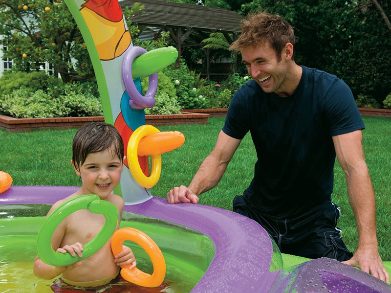 Intex Igraonica Na Naduvavanje Sa Prskalicom Winnie The Pooh - detalj