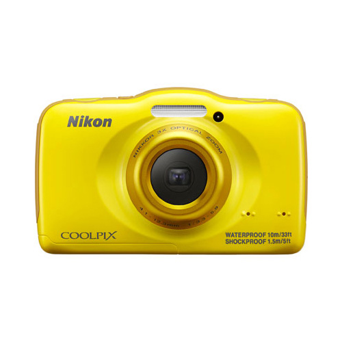 Nikon Digitalni Fotoaparat Coolpix S32 Žuta - detalj