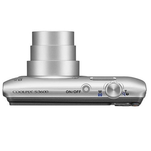 Nikon Digitalni Fotoaparat Coolpix S3600 Sivi - detalj