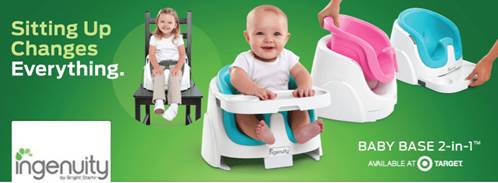 InGenuity by Bright Starts Stolica za bebu 2u1 Magenta - detalj