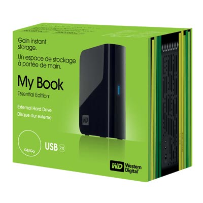 WesternDigitalMy Book™ Essential Edition™ 2.0 - 500 GB eksterni HDD - detalj