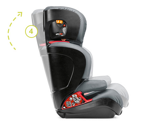 Chicco Dečje autosedište Oasys 2-3 Black 00079244950700 - detalj