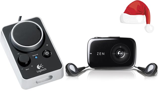 Logitech Z-4 zvučnici + POKLON Creative Zen Stone 1 GB - detalj