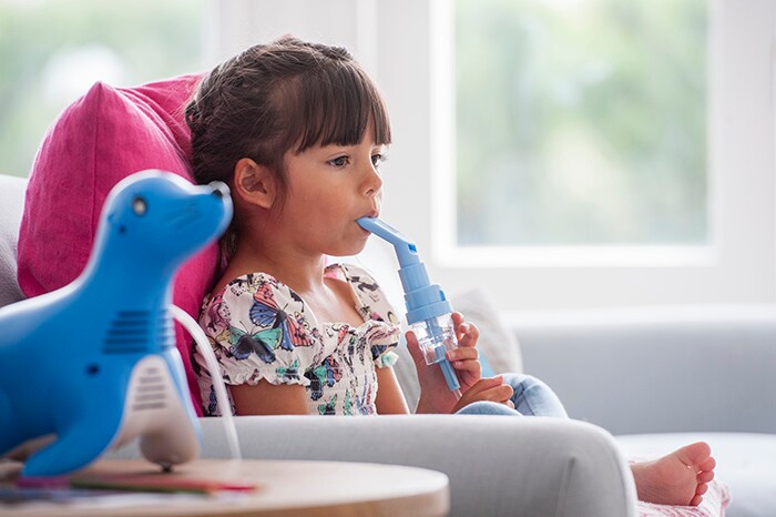 Philips Kompresorski inhalator za decu Sami - detalj