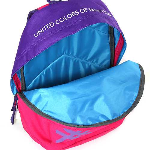 Benetton Ðački ranac Basic pink 605937 - detalj