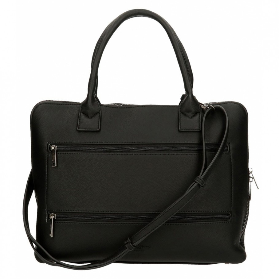 Pepe Jeans Torba za laptop Jeny black 70160 - detalj