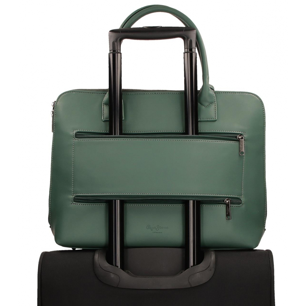 Pepe Jeans Laptop torba Mabel green 72160 - detalj