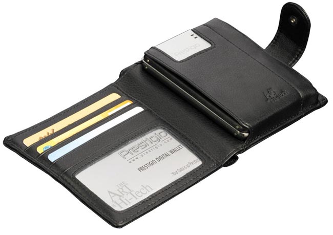 Digitalni novčanik - koža - 60 GB - detalj