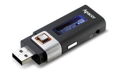 Apacer AU240 MP3 player - 1 GB - detalj