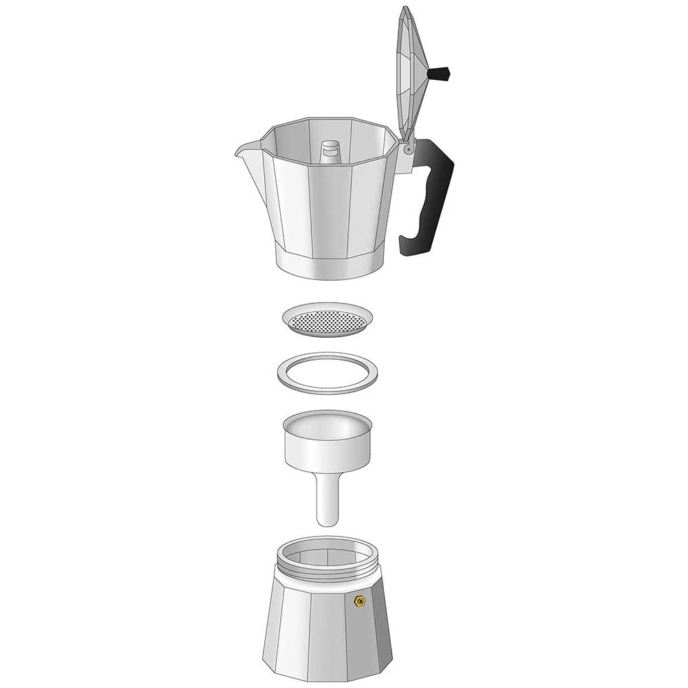 Električni aparat za espresso CILIO Classico - detalj