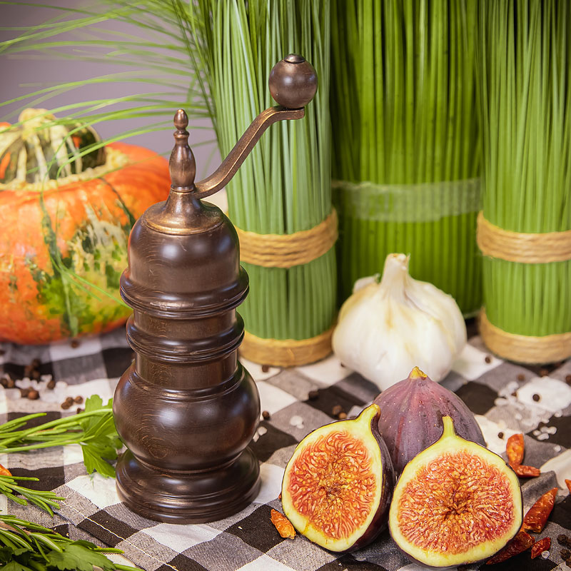 ZASSENHAUS Rustični mlin za so i biber Speyer 19cm - detalj