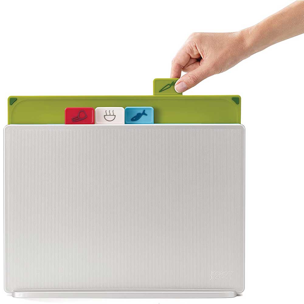 Joseph Joseph Kuhinjske daske sa obeleživačem set od 4 komada Index Regular Silver - detalj