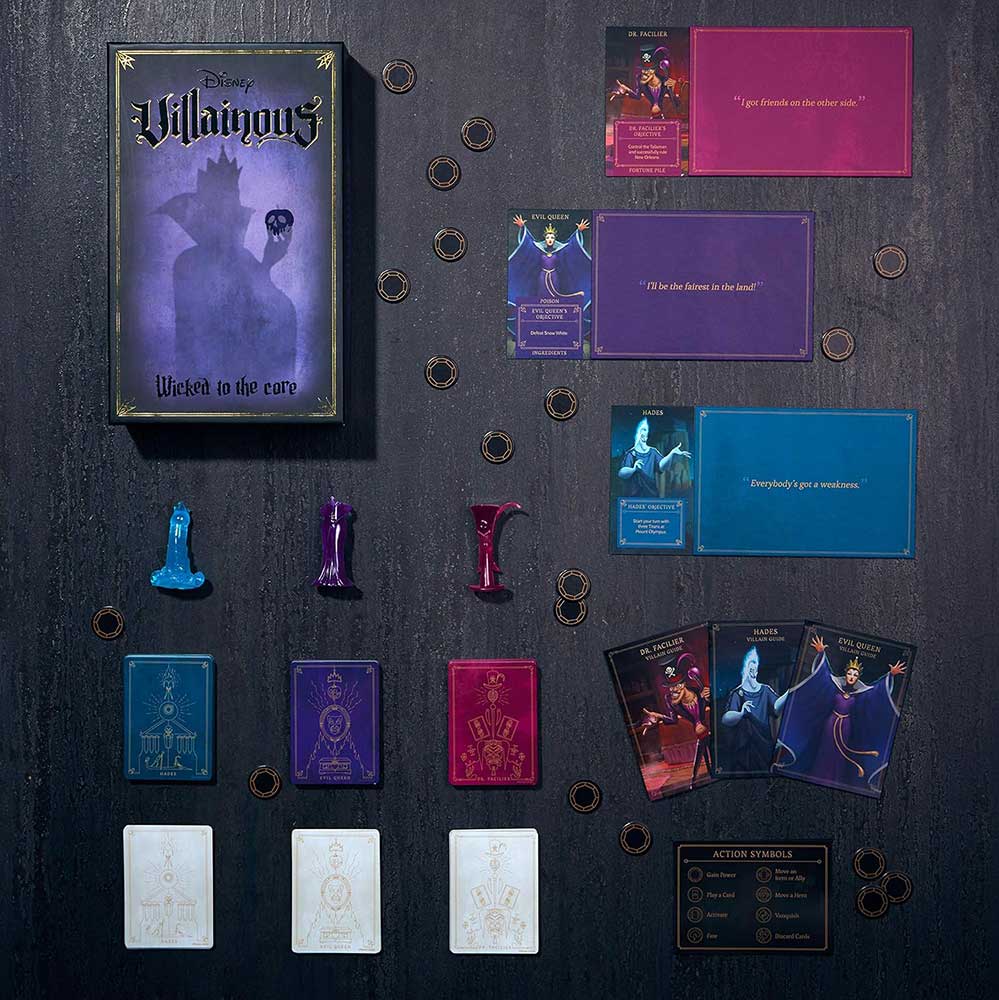 Društvena igra Disney Zloće - Disney Villainous Wicked to the Core Ravensburger 26290 - detalj