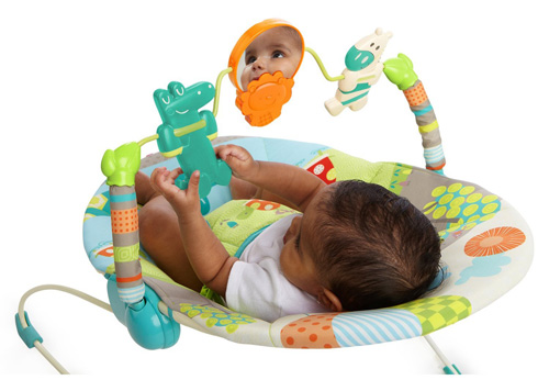 Bright Starts Bebi ležaljka sa vibracijom Up, Up & Away - detalj